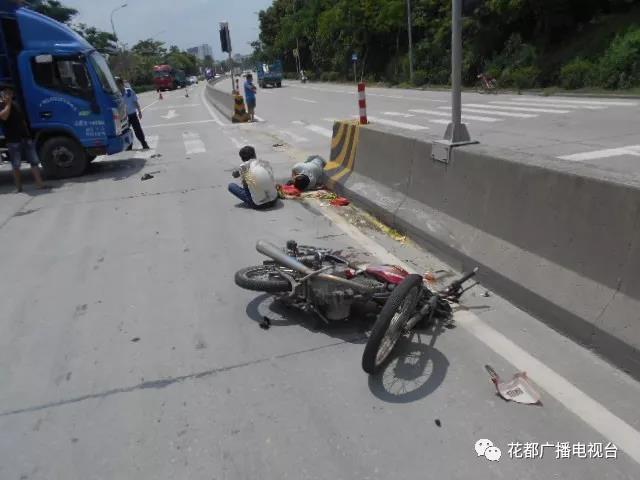 事故频发,教训惨痛!花都交警加大对摩托车违法行为的查处力度